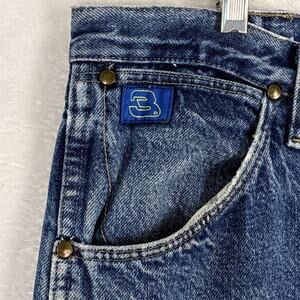 VTG Wrangler Dale Earnhardt #3 Jeans Mens 38x34 Straight Distressed Leg Country